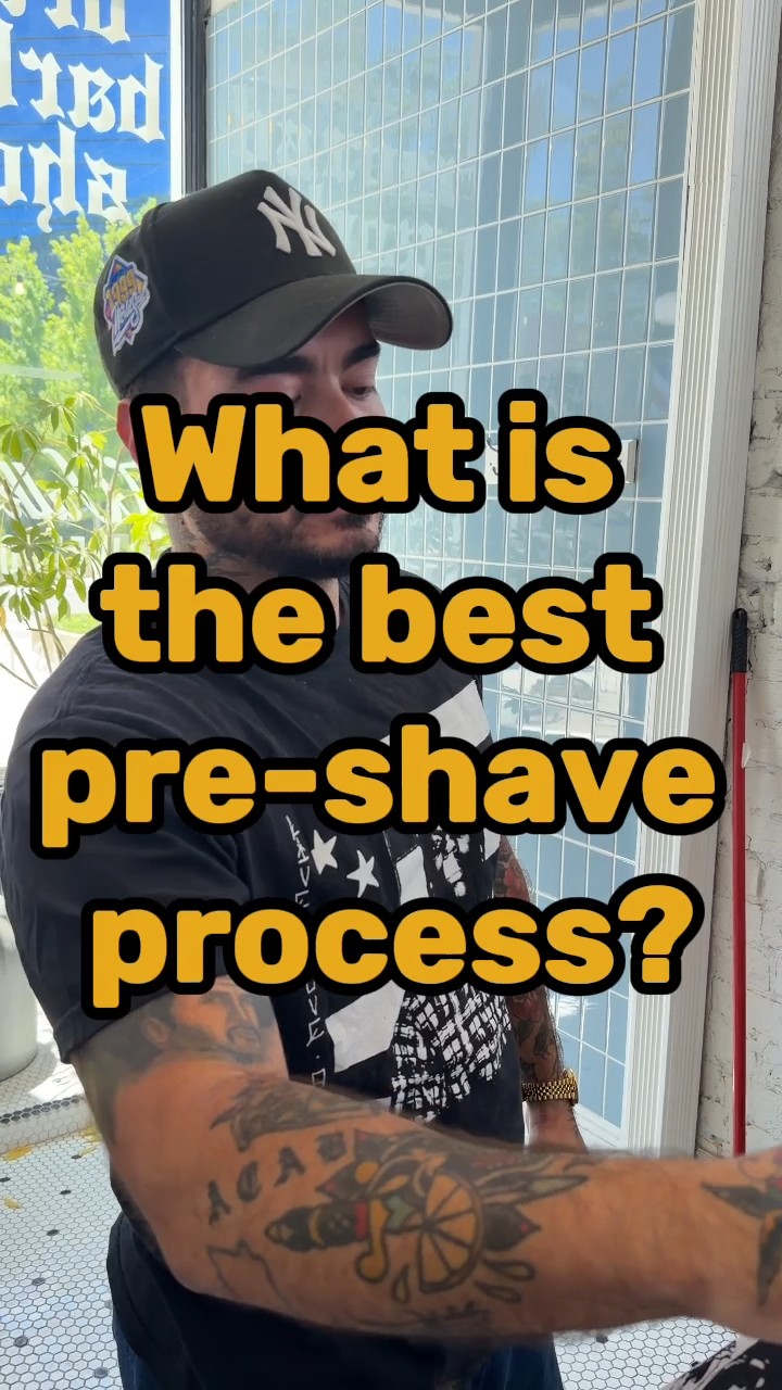 Barber at the chair